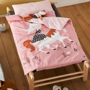 Couchage De Sieste Maternelle MINILI PRINCESSE NATURE Personnalisable Rose – Vertbaudet 18