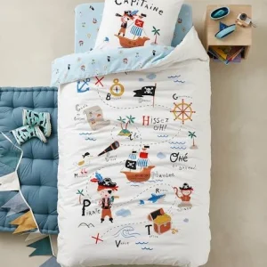 Drap-housse Enfant P COMME PIRATE Bleu – Vertbaudet 6