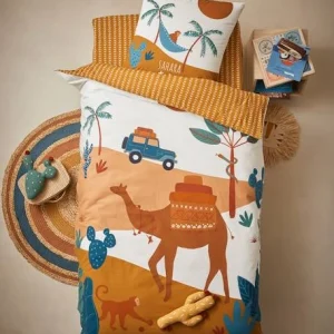 Drap-housse Enfant WILD SAHARA Camel – Vertbaudet 7