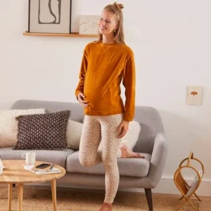 Ensemble 2 Pièces Homewear Grossesse Et Allaitement Marron – Vertbaudet 10