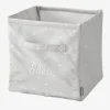 Grand Bac De Rangement En Tissu Personnalisable Gris – Vertbaudet 17