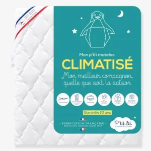 Matelas Climatisé Anti-acariens Déhoussable 60×120 Cm P’TIT LIT Blanc – P’tit Lit 14