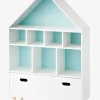 Meuble De Rangement 9 Cases Maison Blanc/bleu – Vertbaudet 20