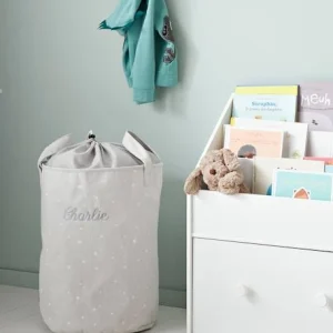 Panier à Linge Personnalisable Gris – Vertbaudet 12