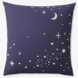 Parure Housse De Couette + Taie D’oreiller Avec Détails Phosphorescents MISS CONSTELLATION Marine / Parme – Vertbaudet 14