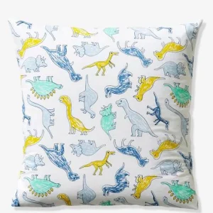 Parure Housse De Couette + Taie D’oreiller Enfant DINO MANIA Blanc – Vertbaudet 9