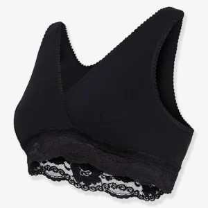 Soutien-gorge Cache-coeur De Grossesse Et D’allaitement En Coton Bio CARRIWELL Noir – Carriwell 16