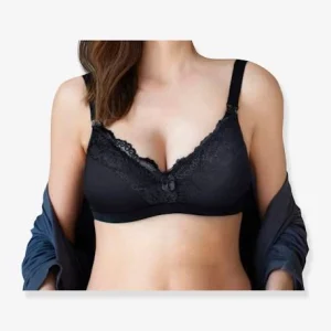 Soutien-gorge D’allaitement Finition Dentelle CARRIWELL Noir – Carriwell 10