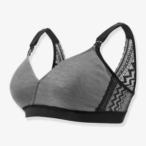 Soutien-gorge De Grossesse Et D’allaitement Serena CACHE CŒUR Sans Armatures Noir – Cache Coeur 12