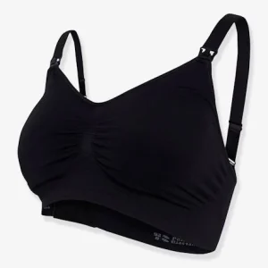 Soutien-gorge Grossesse Et Allaitement Rembourré Sans Coutures CARRIWELL Noir – Carriwell 14