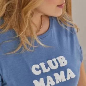 T-shirt à Message Grossesse Et Allaitement En Coton Bio Personnalisable Bleu – Vertbaudet 18